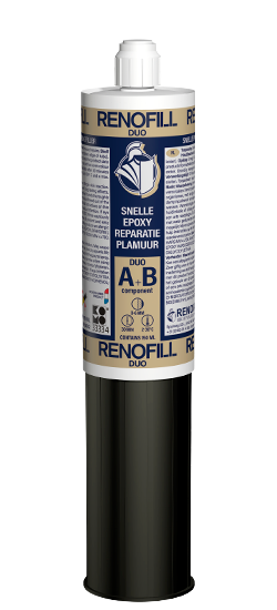 RENOFILL Duo Snelle epoxy reparatieplamuur voor kleine gebreken en oneffenheden in hout