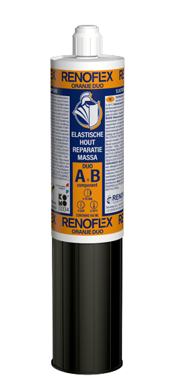 RENOFLEX Oranje Duo 2 Componenten houtreparatiepasta op basis van epoxy