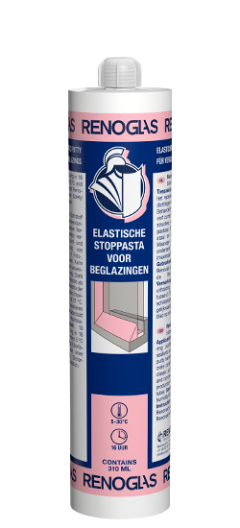 RENOGLAS 1 Component elastische kit voor binnen- en buitentoepassingen