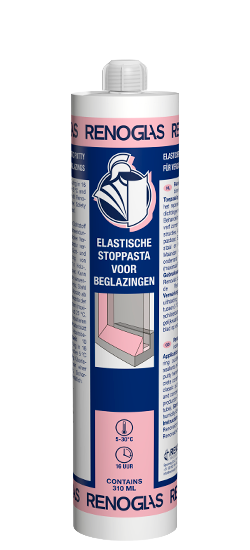 RENOGLAS 1 Component elastische kit voor binnen- en buitentoepassingen